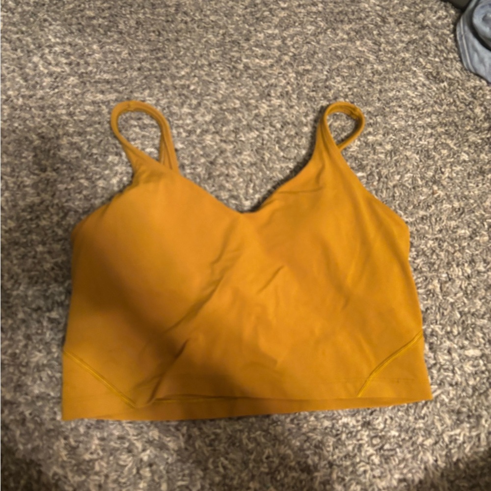Mustard Yellow Align Top Lululemon